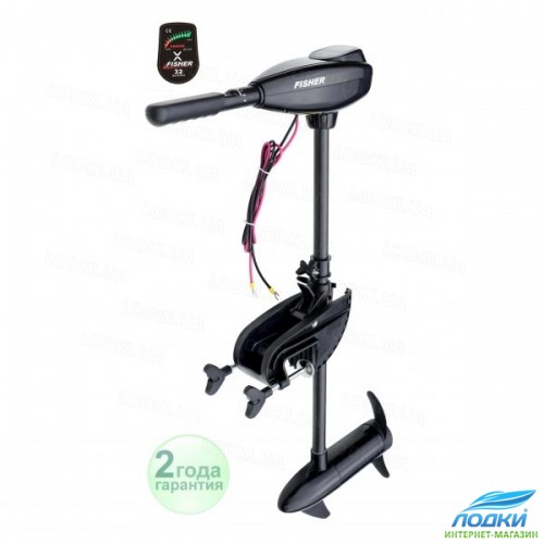 Электромотор Fisher 26 аккумулятор Gel 80Ah