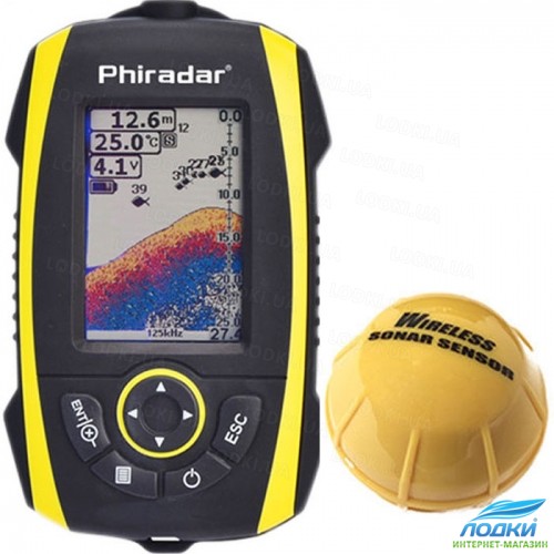 Эхолот Phiradar FF288W c беспроводным датчиком